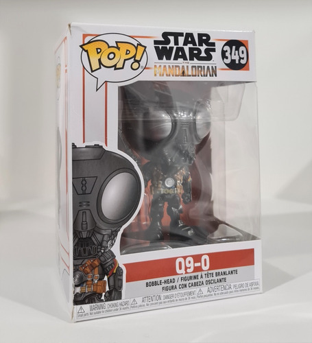 Figura De Acción Q9-0 349 Star Wars The Mandalorian Funko Po