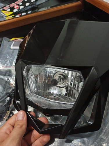 Imagen 3 de 5 de Careta Para Moto Universal Enduro Sm Negra