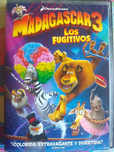 Dvd Madagascar 3 Los Fugitivos Y