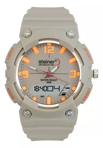 Reloj Steiner Analogo Digital St22712wq | Meses sin intereses