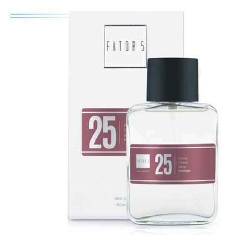 Perfume Fator 5 Nº25 - 60ml Volume Da Unidade 60 Ml