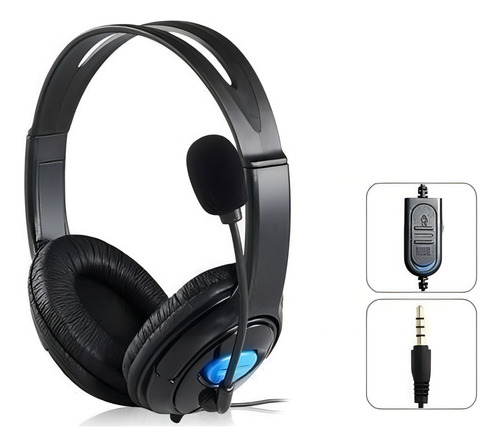 Auriculares Fone Gamer P2 Ps4 Psp Ps Vita PC Celular Xbox One