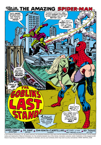 Amazing Spiderman #121-122 ( Facsimil ) Muerte Gwen Stacy