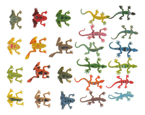 Pequeña De Plástico Figuras Gecko Lagarto Simulación