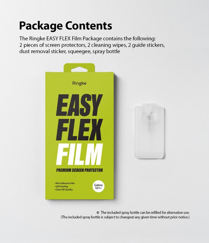 Imagen 3 de 10 de Film Easy Flex S21 Plus / + Samsung Galaxy Ringke Pack X2
