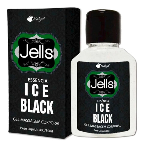 Gel Corporal Beijável Jells Ice Black Drinks Elaborados