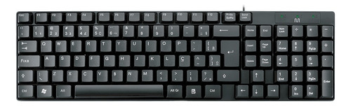 Teclado Básico Home & Office Ps/2 Preto Multilaser - Tc225