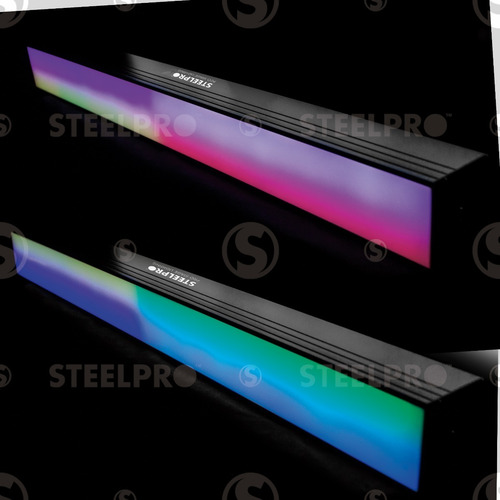 Imagen 7 de 7 de Barra Led Profesional Rgb 3 En 1 Full Color Ice Steelpro