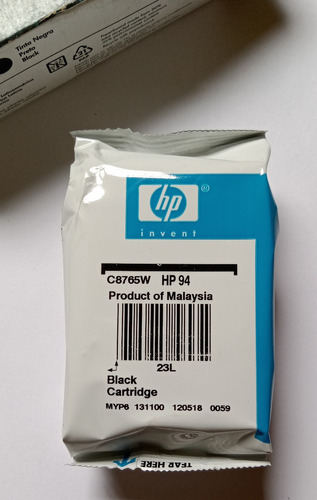 Tinta Hp 94 C8765wl Caducada 2014 Para Piezas O Refacciones