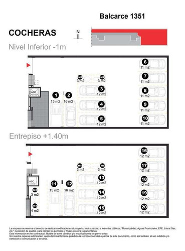 Imagen 2 de 27 de Cochera Con Unidad En Edificio Balcarce 1351 - Moderno