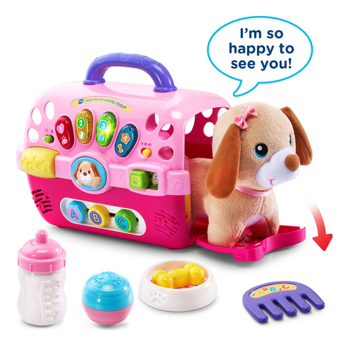 Juguete Soporte De Aprendizaje Vtech Care For Me, Rosa