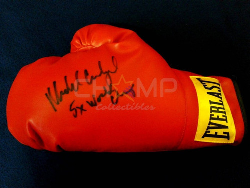 Guante Autografiado Michael Carbajal Box Boxeo Everlast