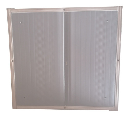 Imagen 4 de 5 de Botiquines De Baño De Pvc Beige 2 Puertas De Espejo
