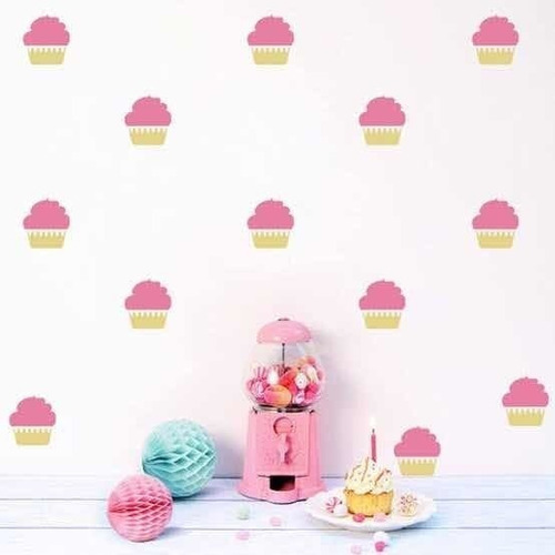 Vinil Decorativo Cupcakes  Pzas