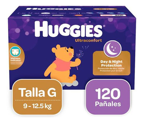 120 Pañales Huggies Ultra T1 P - Unidad a $979