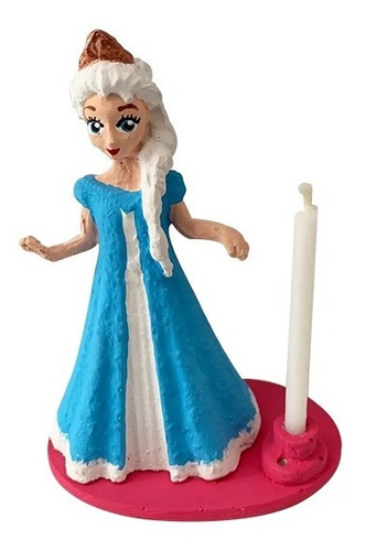 Elsa Frozen Figura De Resina Para Pastel Elsa Princesa 