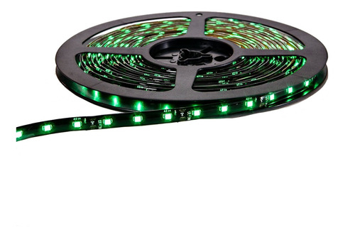 Rollo Tira De Led 5m 12v Color Verde Lux Led