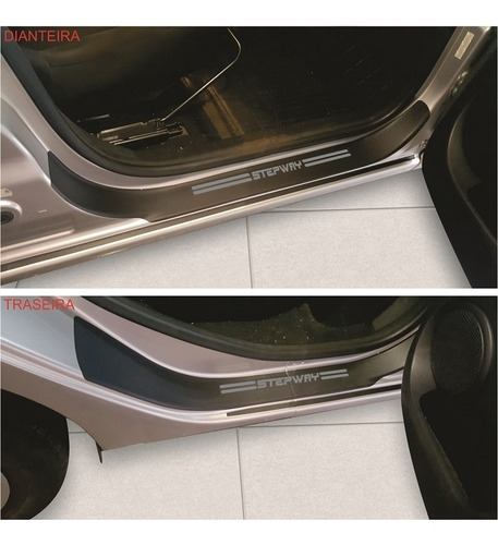 Imagem 1 de 1 de Acessórios Sandero Stepway Soleiras Protetoras Frete Gratis
