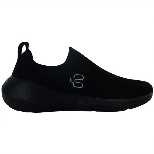 Charly Tenis Slip On Correr Ligero Gym Negro Juvenil 85093