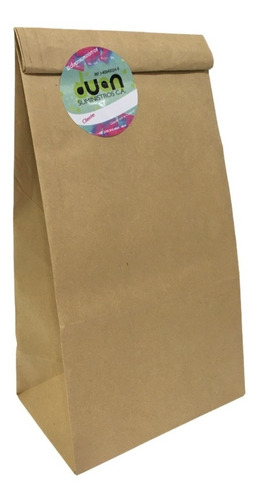 Bolsas Boutique De Papel Kraft 5 Kg 18x12x40 (50 Bolsas)