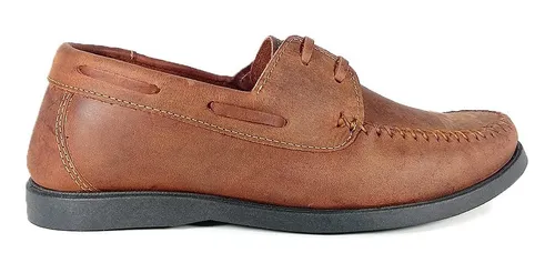 Zapatos Clasicos Hombre Bola Uno Cordones Mocasines Cuero