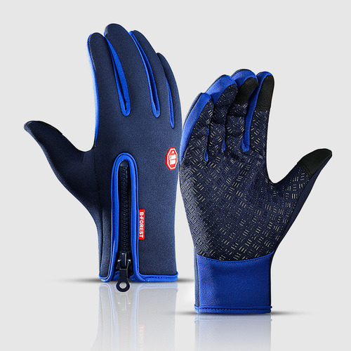 Guantes De Ciclismo Para Esquí Con Pantalla Táctil, Forro Po