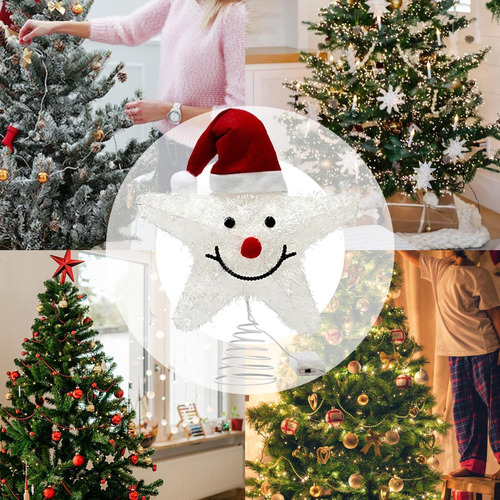 Estrella Del Árbol De Navidad Adorno De Estrella Del Árbol D