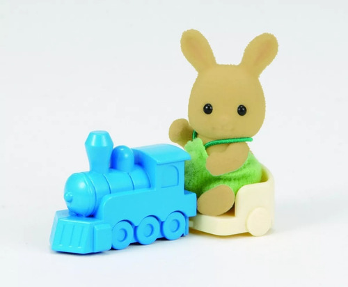Sylvanian Families 5134 Bebe Conejo Con Tren Nuevo Original