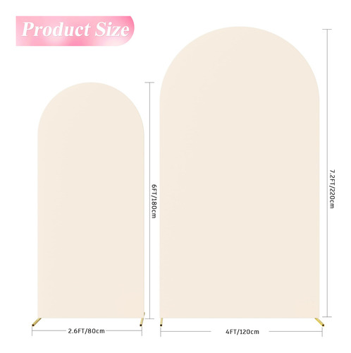 Funda De Arco De Boda Elástica 2 Unidades Decoración Evento