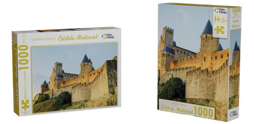 Quebra Cabeça 1000 Peças Castelo Medieval Europa