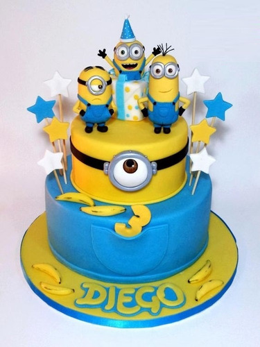 Torta Minions Mi Villano Favorito -- Pedidos Express!