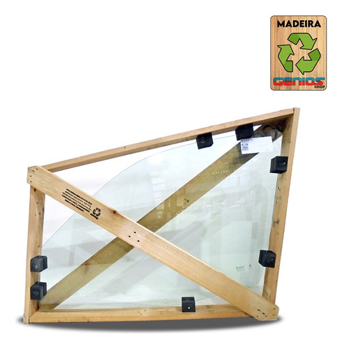 Vidro Porta Traseiro Direito Fiat Uno 2001 2002 2003 Tritemp