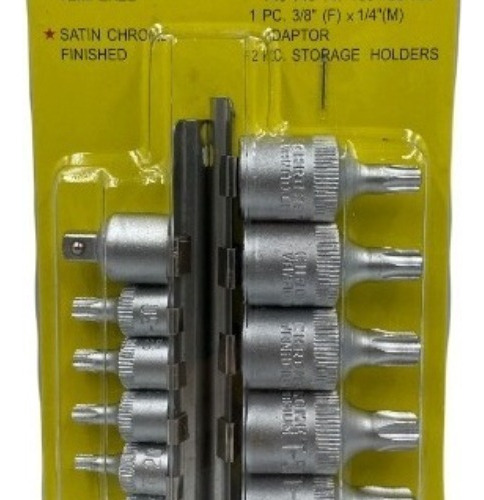 Juego De Dados Torx Macho 15 Piezas Uyustools