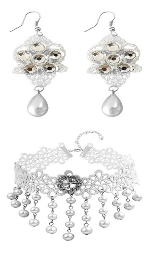 Conjunto De Collar Y Pendientes De Boda