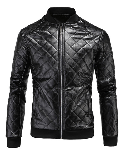 Chaqueta Q Leather Plus De Forro Polar Para Hombre, Chaqueta