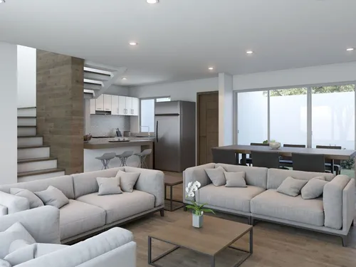 Casa Nueva De 3 Habitaciones Con Jardín Y Estacionamiento