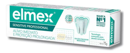 Creme Dental Elmex Sensitive Professional 75g Kit C/2