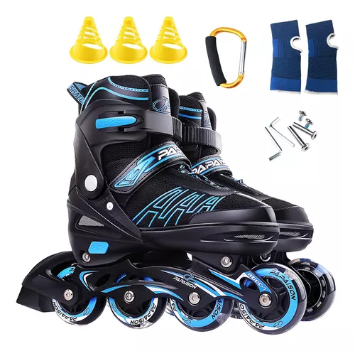 Patines En Línea Profesionales Adulto Ajustables Con Luces