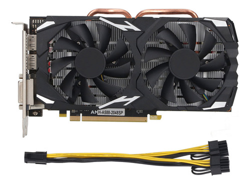 Juego De Tarjetas Gráficas Rx580 8gb Gddr5 256bit Low Noise