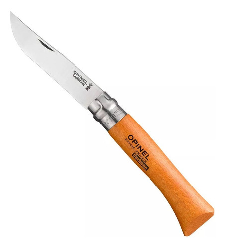 Navaja Opinel N 7 Hoja 7cm Carbono Haya 113070-7vrn Francia