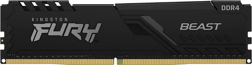 Memoria de escritorio Kingston Fury Beast de 8 GB, DDR4, 3600 MHz