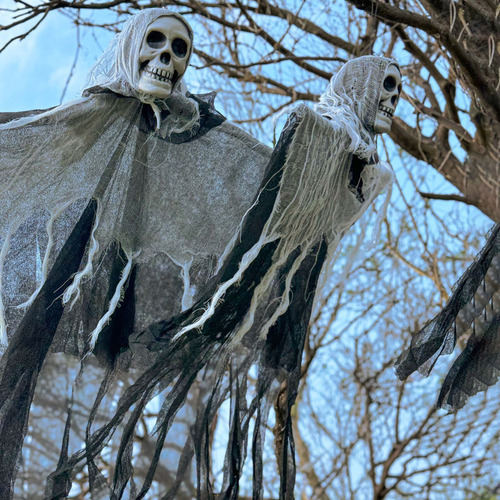 2025 Calavera De Halloween Luces Decorativas For Patio