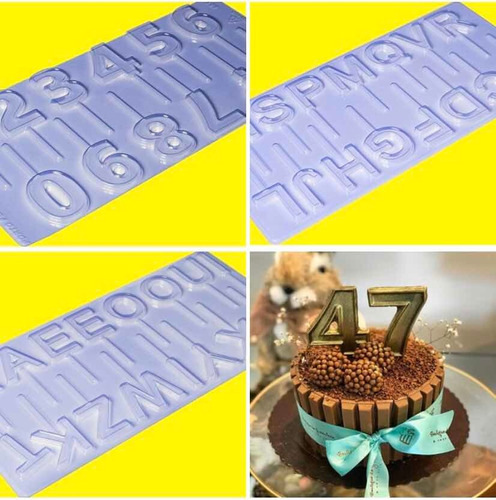 Combo Forma Numeros Letras +20 Cxs 12 Doces +20 Cxs 4 Doces 