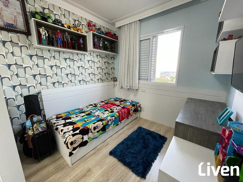 Imagem 15 de 20 de Maravilhoso Apartamento De 99m² Com 3 Dormitórios, Suíte E Varanda Gourmet Na Vila Industrial - 9047