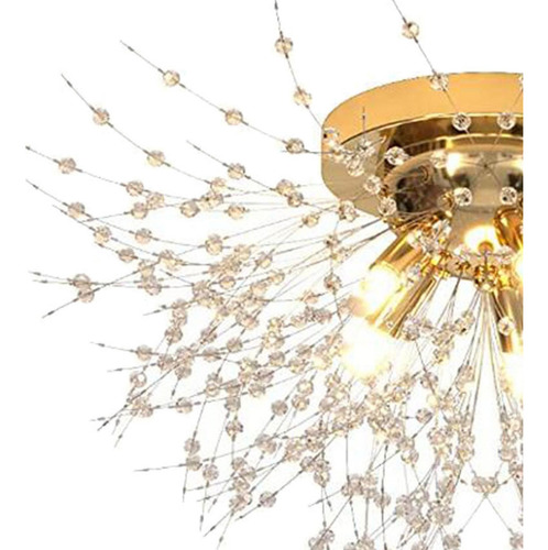 Candelabro De Cristal Lámpara Cuatro Cabezas Caliente