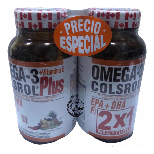 Omega3 X 200caps Triglicéridos - Unidad a $400