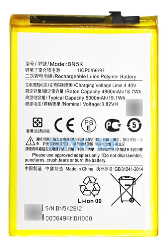 Batería Pila Para Teléfono Xiaomi Redmi 12c Bn5k 