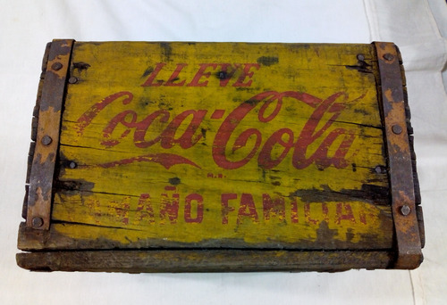 Antiguo Cajon De Coca Cola. 30cm X 23 Cm X 14 Cm (Usado)