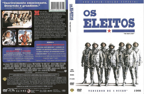 Dvd Os Eleitos Duplo Ed Harris Original Warner Novo Lacrado