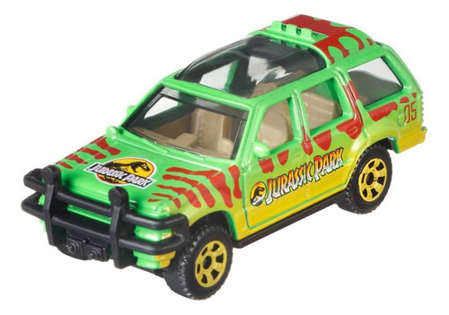 Pack De 2 Carros Jurassic Mattel Matchbox Ford Explorer